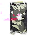 Leonard PARIS Flower Print Silk Skirt - Autre Marque