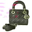 Christian Dior Lady Dior Leather 2way Bag
