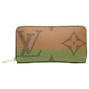 Louis Vuitton Brown Monogram Giant Reverse Zippy Long Wallet