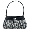 Dior Blue Oblique Canvas Key Shoulder Bag