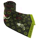 Louis Vuitton Catgram Silk Scarf