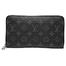 Louis Vuitton Black Monogram Eclipse Zippy Organizer Wallet