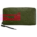 Louis Vuitton Zippy Wallet Monogram Empreinte Long Wallet