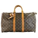 Louis Vuitton Keepall Monogram Boston Bag