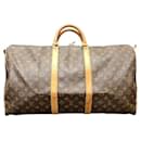 Louis Vuitton Keepall 55 Monogram Boston Bag