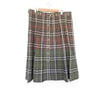 Leilian Check Wool Skirt - Autre Marque