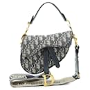 Oblique Jacquard Mini Saddle Bag Bandouliere - Dior