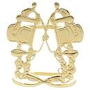 Anneau de foulard en métal doré Bride de Gala Hermès