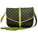 Louis Vuitton Vintage Saumur 35 Monogram Leather Shoulder Bag