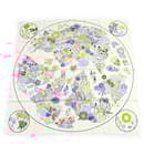 Écharpe en soie Plani Fleur Carré 90 d'Hermès