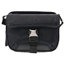 Christian Dior CD Diamond Black Nylon Shoulder Bag