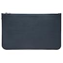 Louis Vuitton Epi Neverfull Attached Pouch in Navy Leather