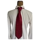 Kenzo Men's Burgundy Paisley Pattern Tie – 100% Silk