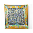 FOULARD HERMES FANTAISIES INDIENNES LOIC DUBIGEON CARRE 90 SOIE SILK SCARF - Hermès