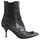 Black leather boots - Saint Laurent