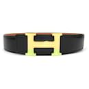 Hermes H-Buckle Reversible Belt - Hermès