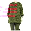 Red mohair coat - size UK 10 - Autre Marque