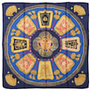 Blue silk scarf - Hermès