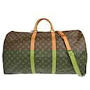 Louis Vuitton Keepall Bandouliere Bag Monogram Canvas 60