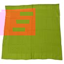 Louis Vuitton Carre Monaco Scarf in Orange Silk