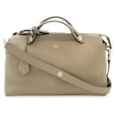 Fendi By The Way Large Handbag/Shoulder Bag in Greige Leather