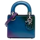 Dior Blue Mini Ombre Calfskin Lady Dior