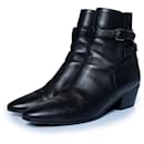 Saint Laurent, West Jodhpur black ankle boots