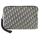 Christian Dior Handbag in Beige, Black, and Blue