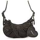 Balenciaga Le Cagoule XS Denim Shoulder Bag