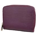 Louis Vuitton Epi Zippy Coin Purse in Cassis