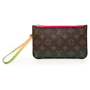 Louis Vuitton Brown Monogram Neverfull Pouch