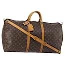 Louis Vuitton Keepall Bandouliere Bag Monogram Canvas 60