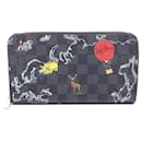 Louis Vuitton Zippy Organizer Damier Graphite Wallet