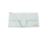 JACQUEMUS - Le Bambino Long Shoulder Bag in Blue Nubuck - Jacquemus