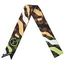 LOUIS VUITTON - Twilly League of Legends Louis Vuitton in brown silk limited edition