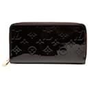 Louis Vuitton Purple Monogram Vernis Zippy Long Wallet