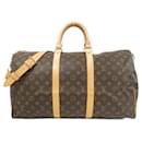 Louis Vuitton Keepall Bandouliere Monogram Boston Bag