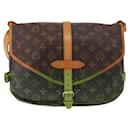 Louis Vuitton Saumur Handbag Monogram Canvas 30