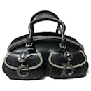 MEDIUM DETECTIVE CHRISTIAN DIOR BLACK LEATHER HAND BAG Black Handbag - Dior