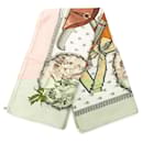 Hermès Pink Napoleon Silk Scarf
