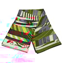 Hermès Green Astrologie Nouvelle Silk Scarf 90