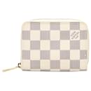 Louis Vuitton White Damier Azur Zippy Coin Purse