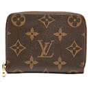 Louis Vuitton Brown Monogram Zippy Coin Purse