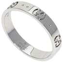 Gucci Icon Band Ring in 18K White Gold