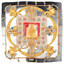 Hermès Carré 90 "HOMMAGE A CHARLES GARNIER" Silk handkerchief in Black