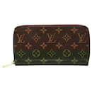 Louis Vuitton Brown Monogram Zippy Long Wallet