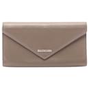 Balenciaga Leather Bifold Long Wallet
