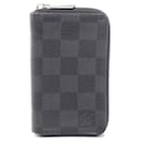 Louis Vuitton Zippy Coin Purse Damier Graphite Wallet