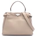 Fendi Peekaboo Regular Leather Handbag