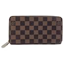 Louis Vuitton Zippy Wallet Brown PVC